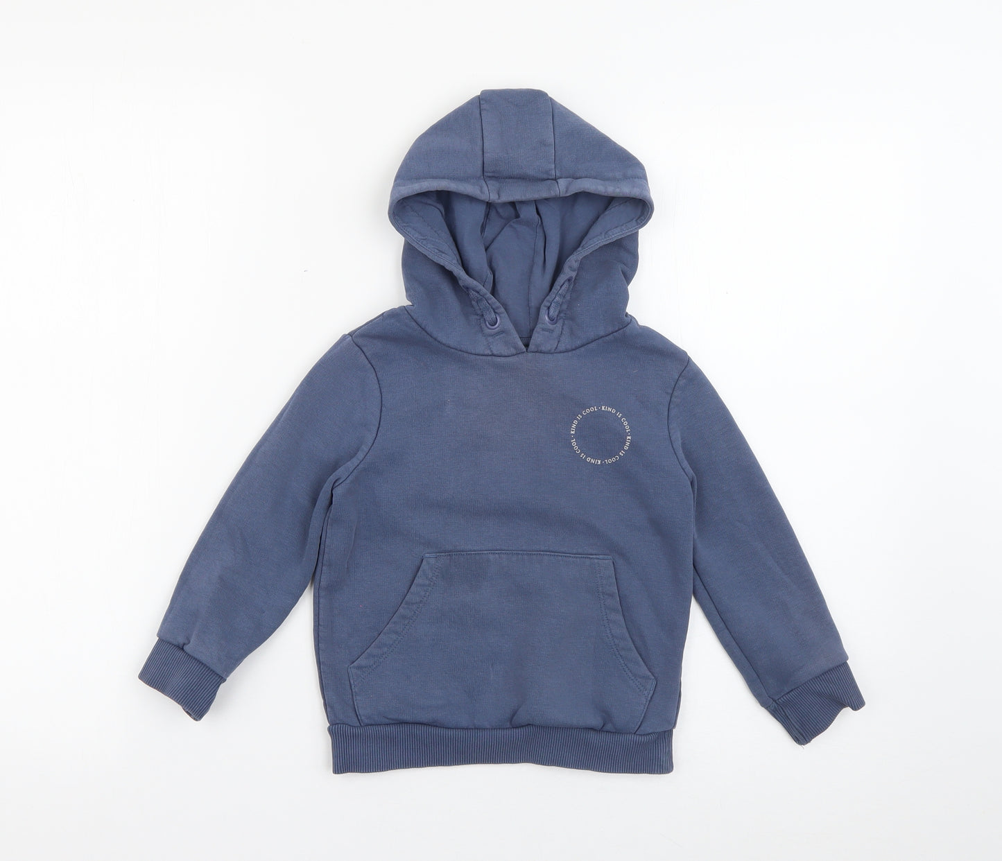 George Boys Blue  Cotton Pullover Hoodie Size 3-4 Years  Pullover - Kind is Cool