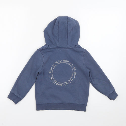 George Boys Blue  Cotton Pullover Hoodie Size 3-4 Years  Pullover - Kind is Cool