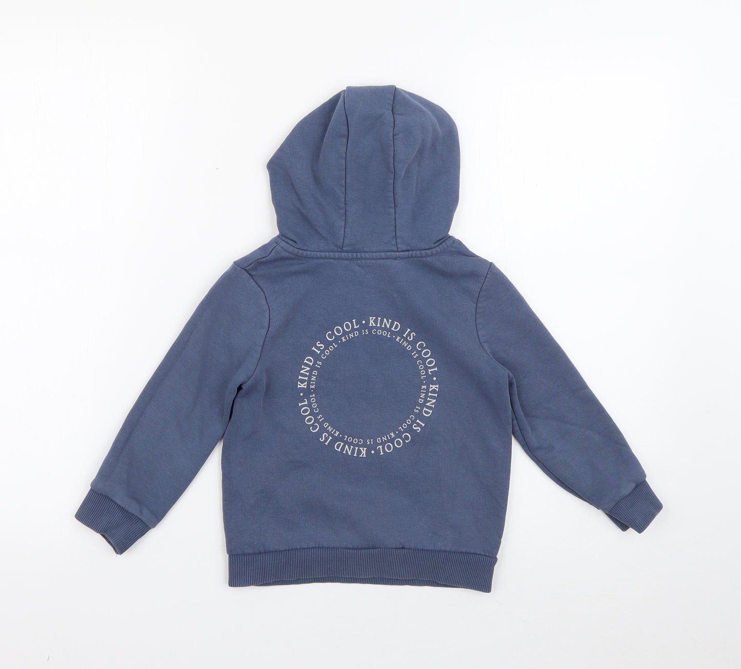 George Boys Blue  Cotton Pullover Hoodie Size 3-4 Years  Pullover - Kind is Cool