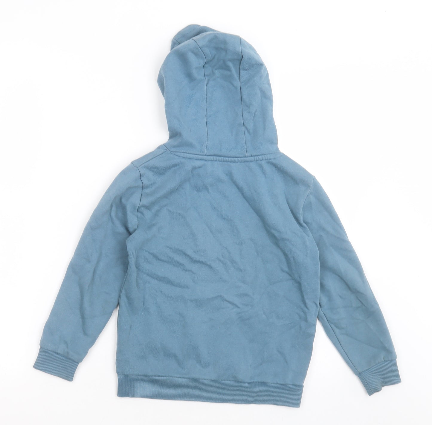 Dunnes Stores Boys Blue  Cotton Pullover Hoodie Size 7-8 Years  Pullover - T Rex