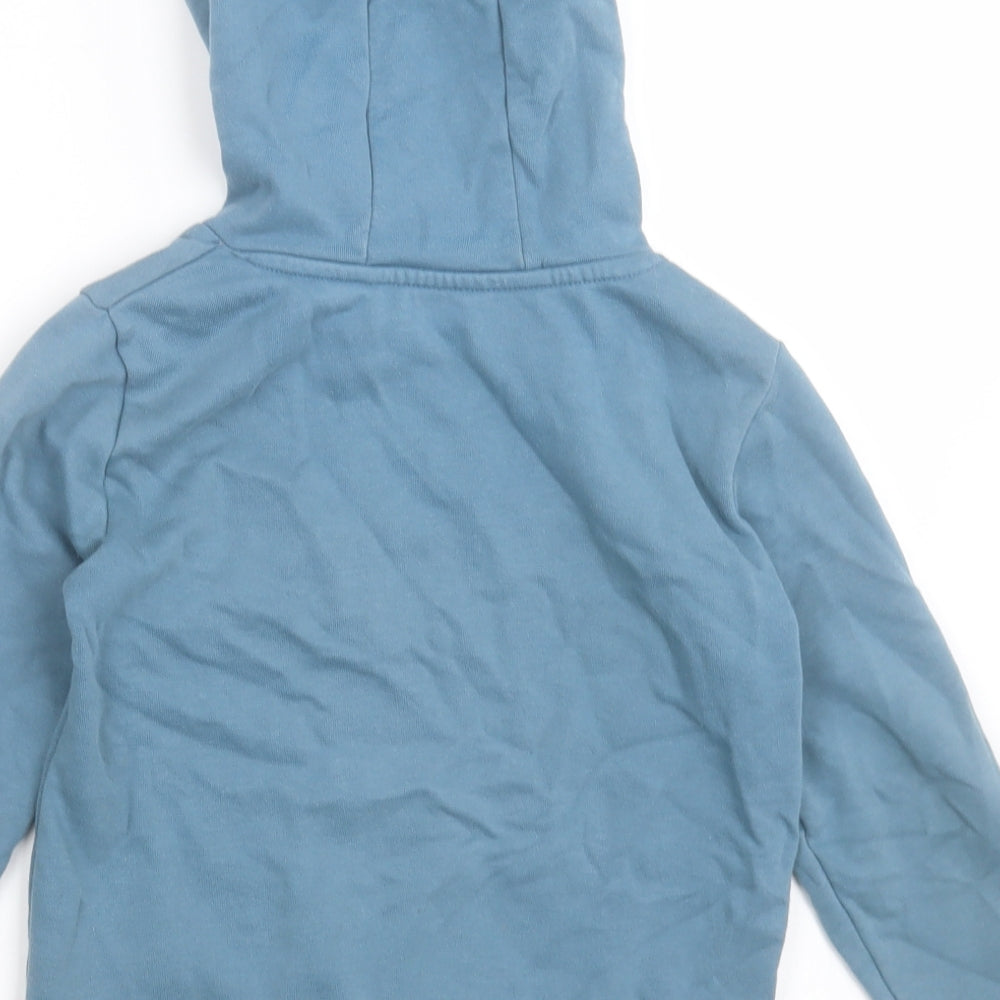 Dunnes Stores Boys Blue  Cotton Pullover Hoodie Size 7-8 Years  Pullover - T Rex