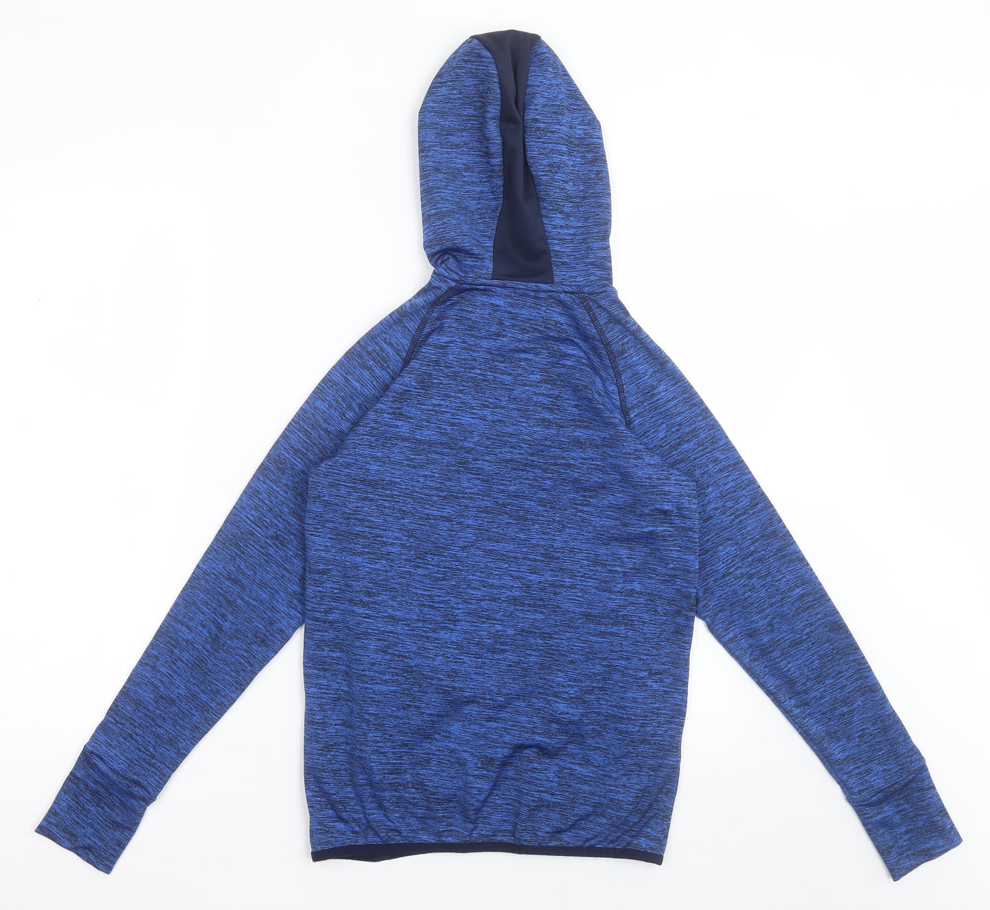 Dunnes Stores Boys Blue  Polyester Pullover Hoodie Size 10-11 Years  Zip