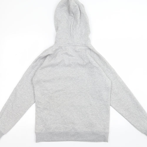 New Look Womens Grey  Cotton Pullover Hoodie Size S  Pullover