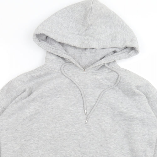 New Look Womens Grey  Cotton Pullover Hoodie Size S  Pullover