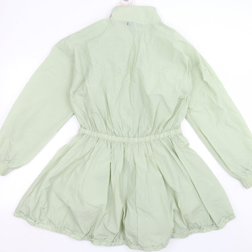 Missguided Womens Green   Jacket  Size 12  Zip