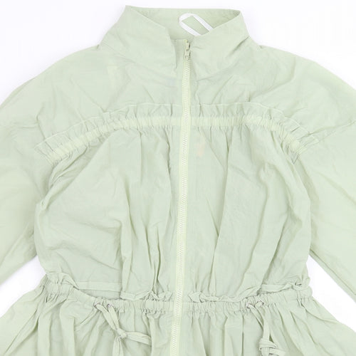 Missguided Womens Green   Jacket  Size 12  Zip