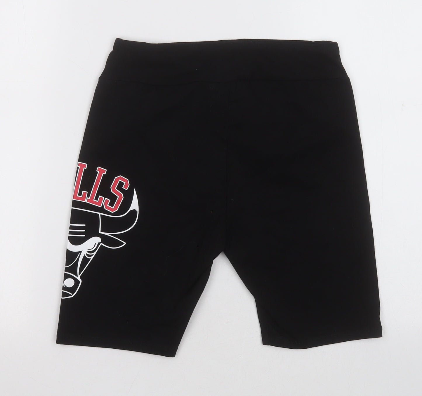 Primark Womens Black  Cotton Biker Shorts Size S L7 in Regular Pull On - NBA