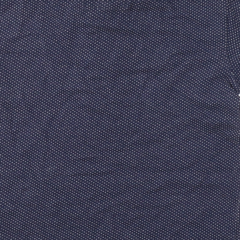 Junior J Boys Blue Spotted Cotton Basic Polo Size 2-3 Years Collared