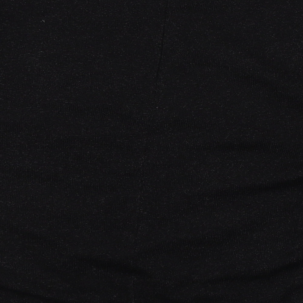 F&F Womens Black Boat Neck  Viscose Pullover Jumper Size 6