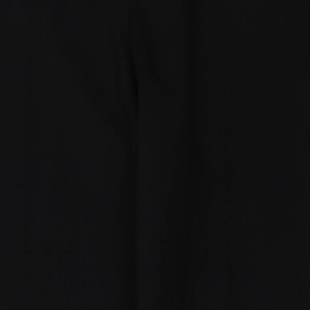 Dunnes Stores Womens Black  Polyester Trousers  Size 12 L29 in Regular