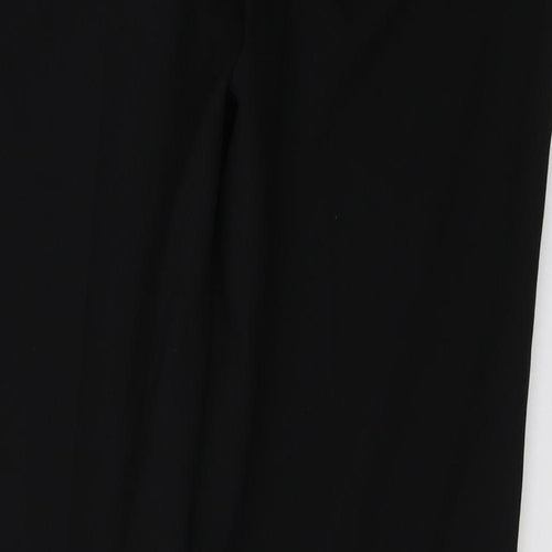 Dunnes Stores Womens Black  Polyester Trousers  Size 12 L29 in Regular