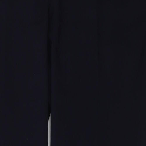 Dunnes Stores Womens Blue  Polyester Trousers  Size 12 L28 in Regular