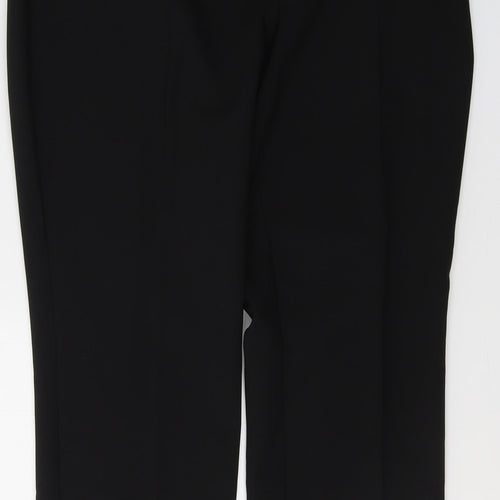 Dunnes Stores Womens Black  Polyester Trousers  Size 14 L29 in Regular