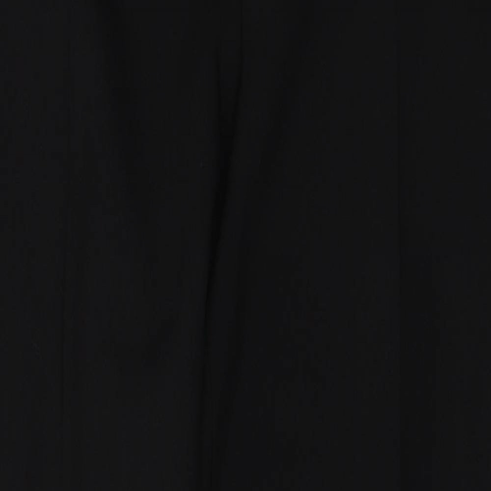 Dunnes Stores Womens Black  Polyester Trousers  Size 14 L29 in Regular