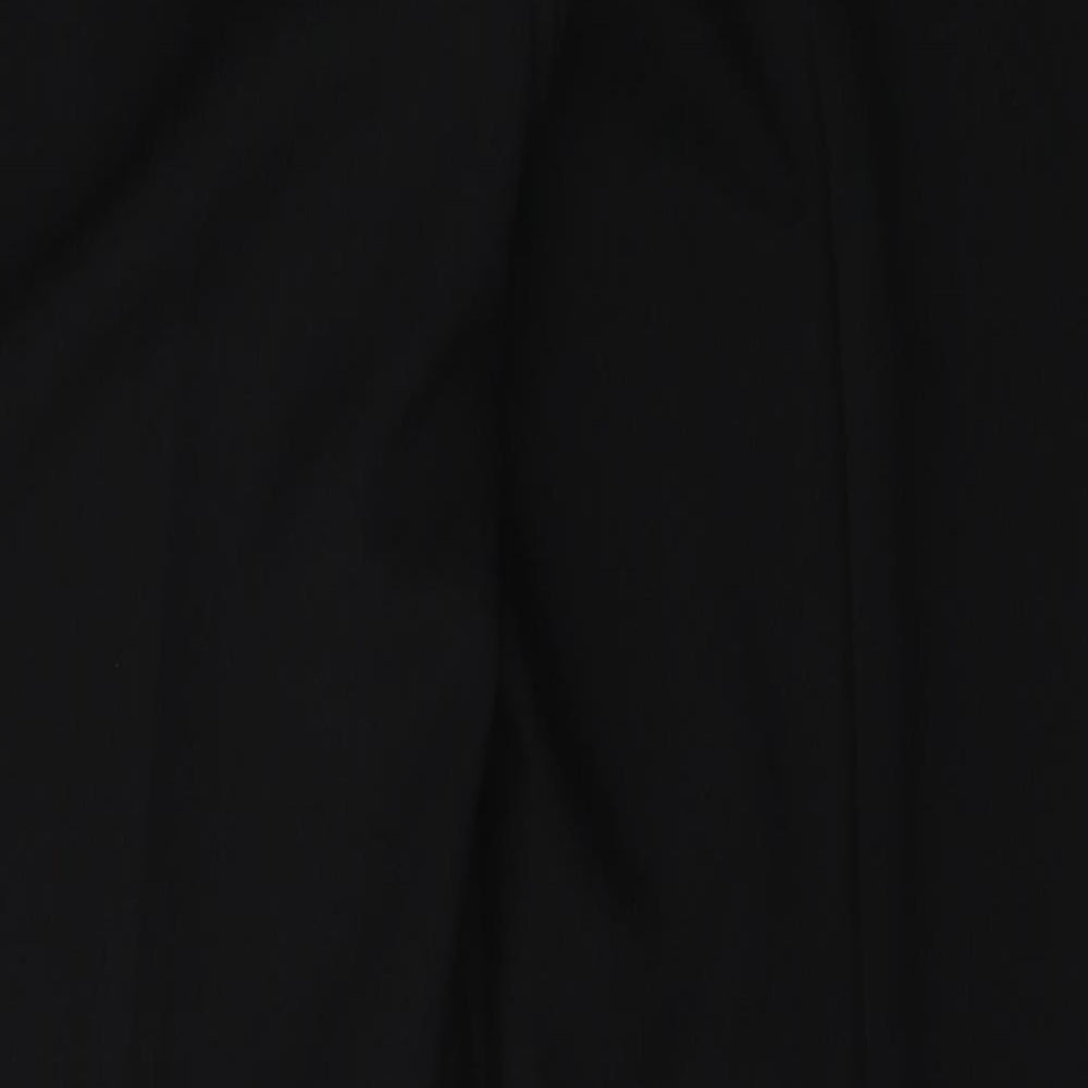 Dunnes Stores Womens Black  Polyester Trousers  Size 14 L29 in Regular