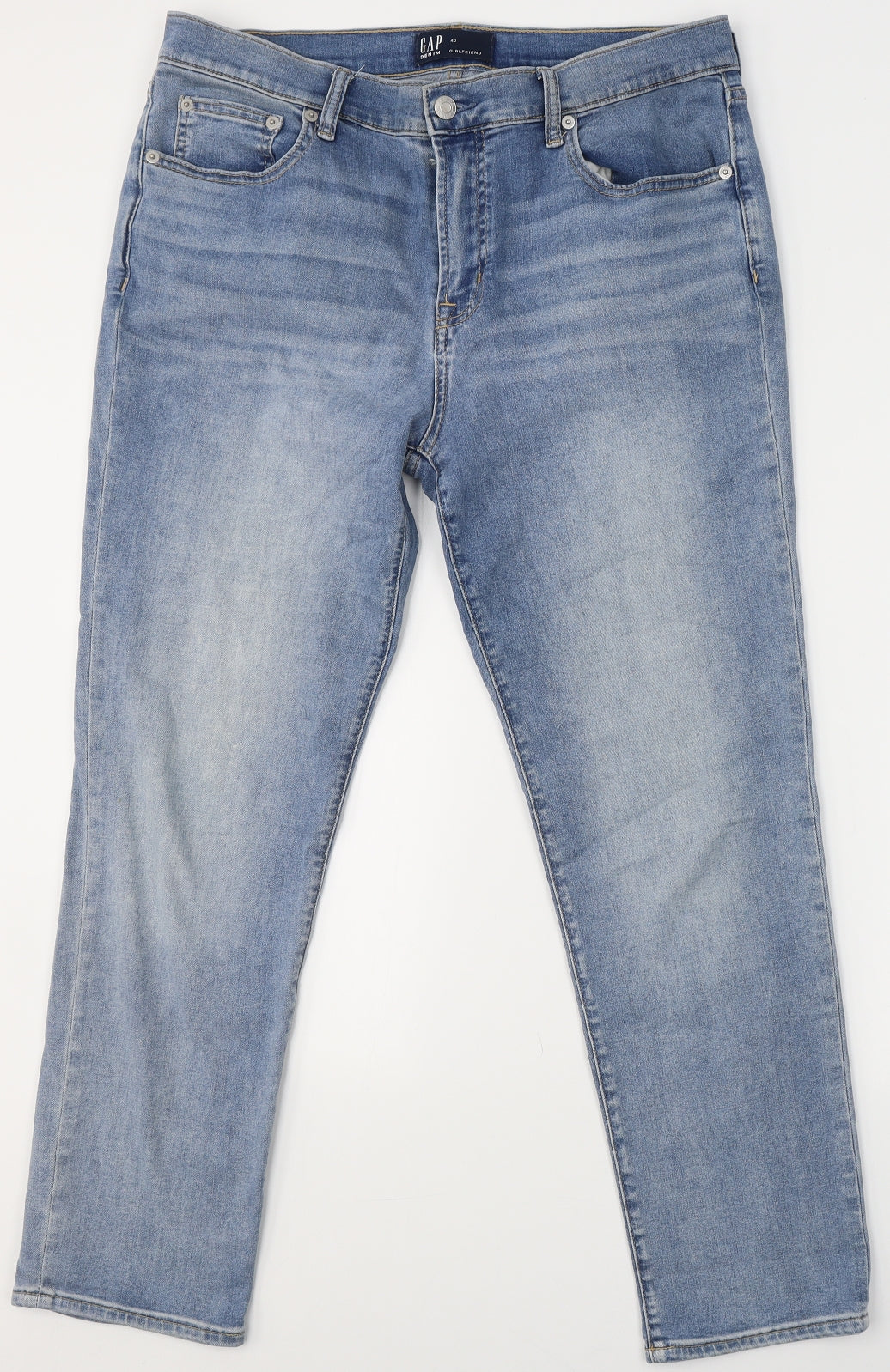 Gap Womens Blue  Cotton Skinny Jeans Size 12 L27 in Regular