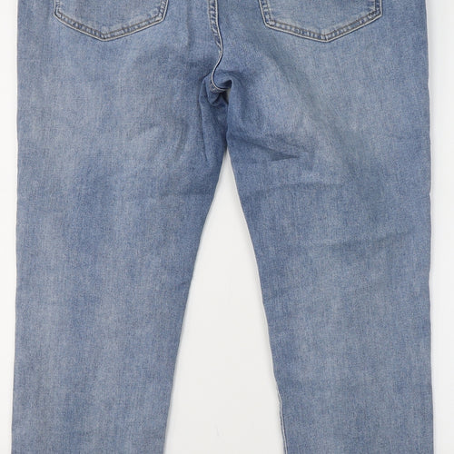 Gap Womens Blue  Cotton Skinny Jeans Size 12 L27 in Regular