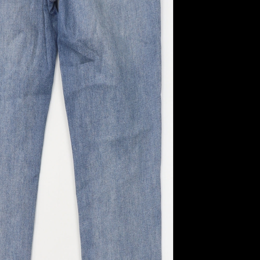 Gap Womens Blue  Cotton Skinny Jeans Size 12 L27 in Regular