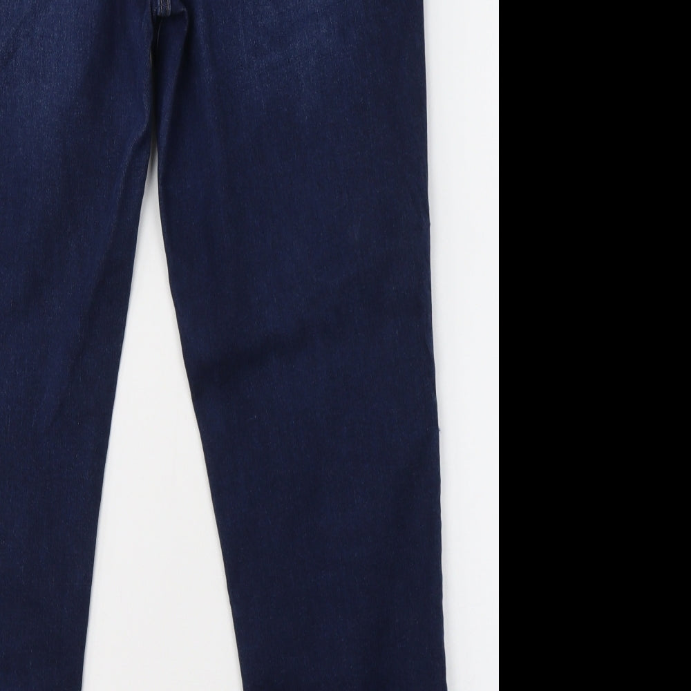 Gap Womens Blue  Cotton Straight Jeans Size 35 in L26 in Regular