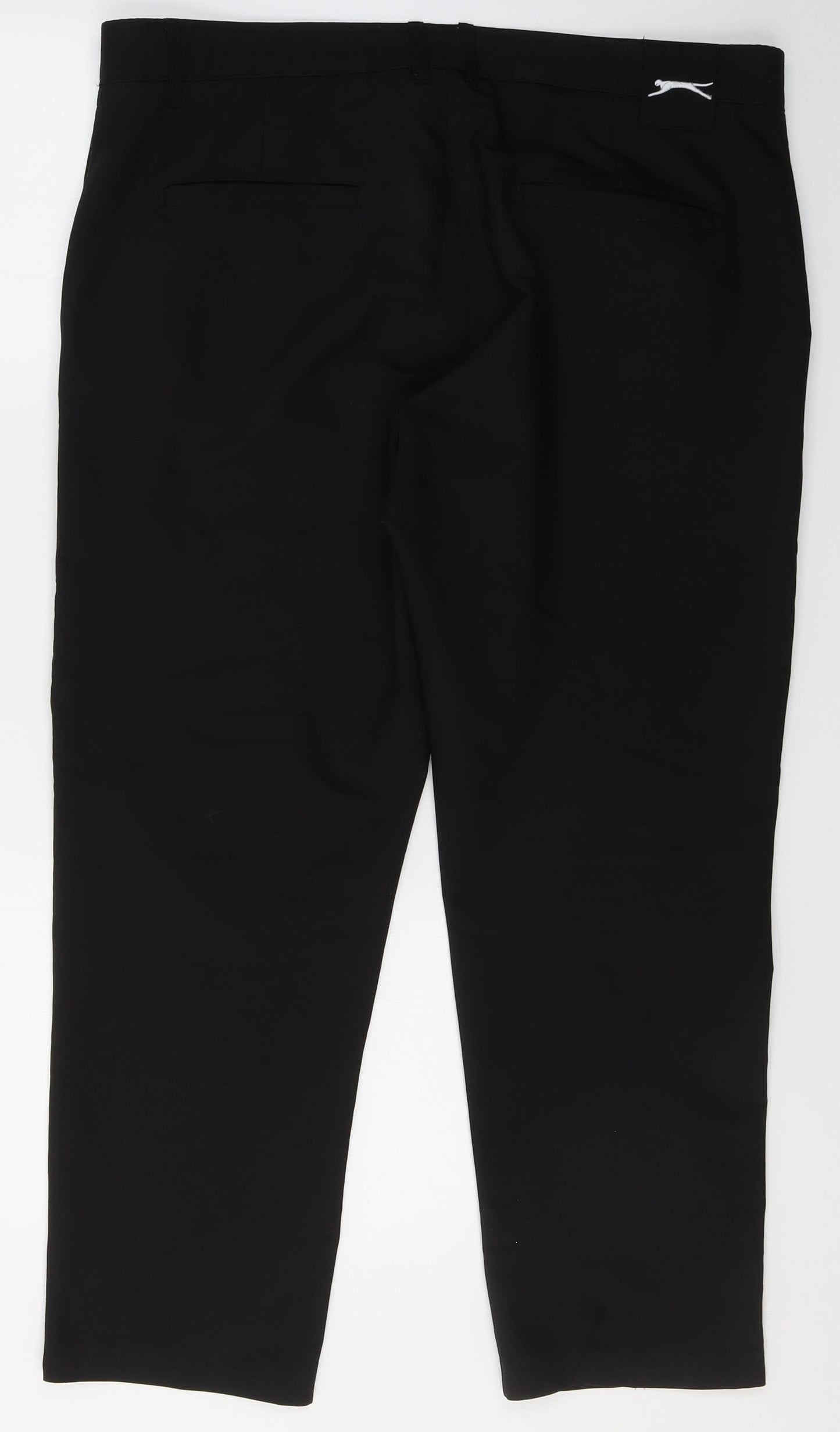 Slazenger Mens Black  Polyester Trousers  Size M L27 in Regular
