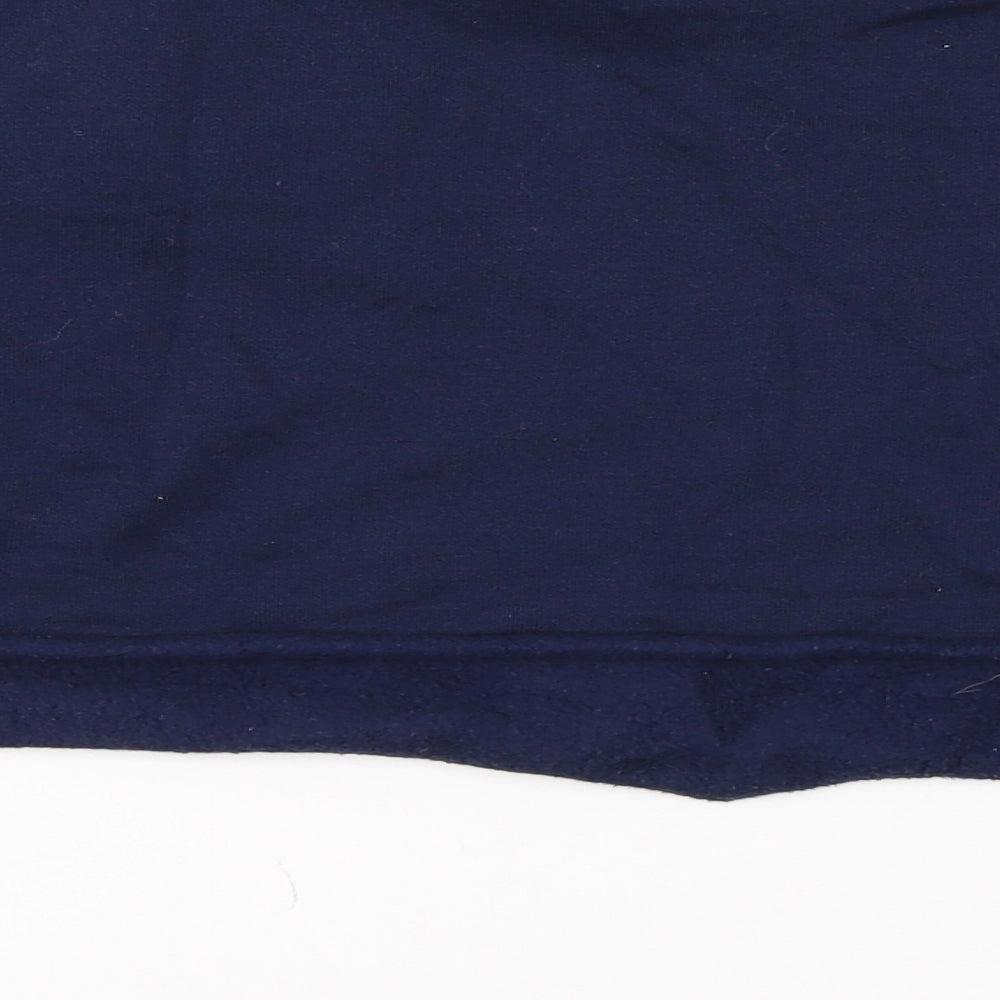 Divided by H&M Womens Blue  Cotton Pullover Sweatshirt Size M   - Crop top
