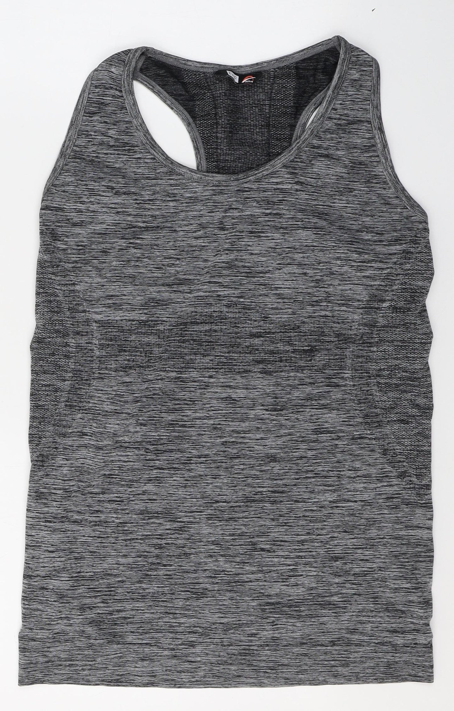 F&F Womens Grey  Nylon Basic Tank Size L Round Neck