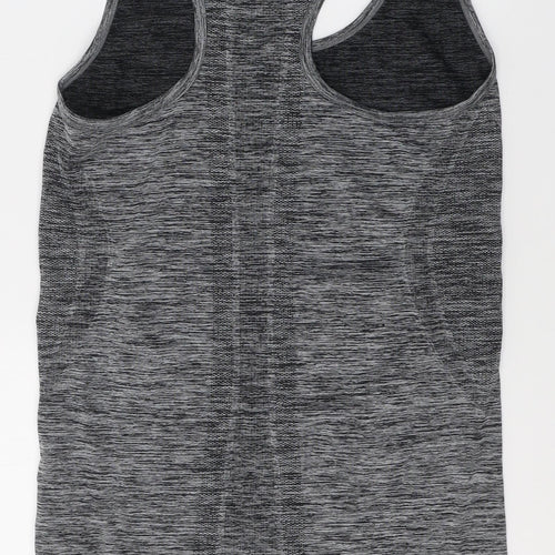 F&F Womens Grey  Nylon Basic Tank Size L Round Neck