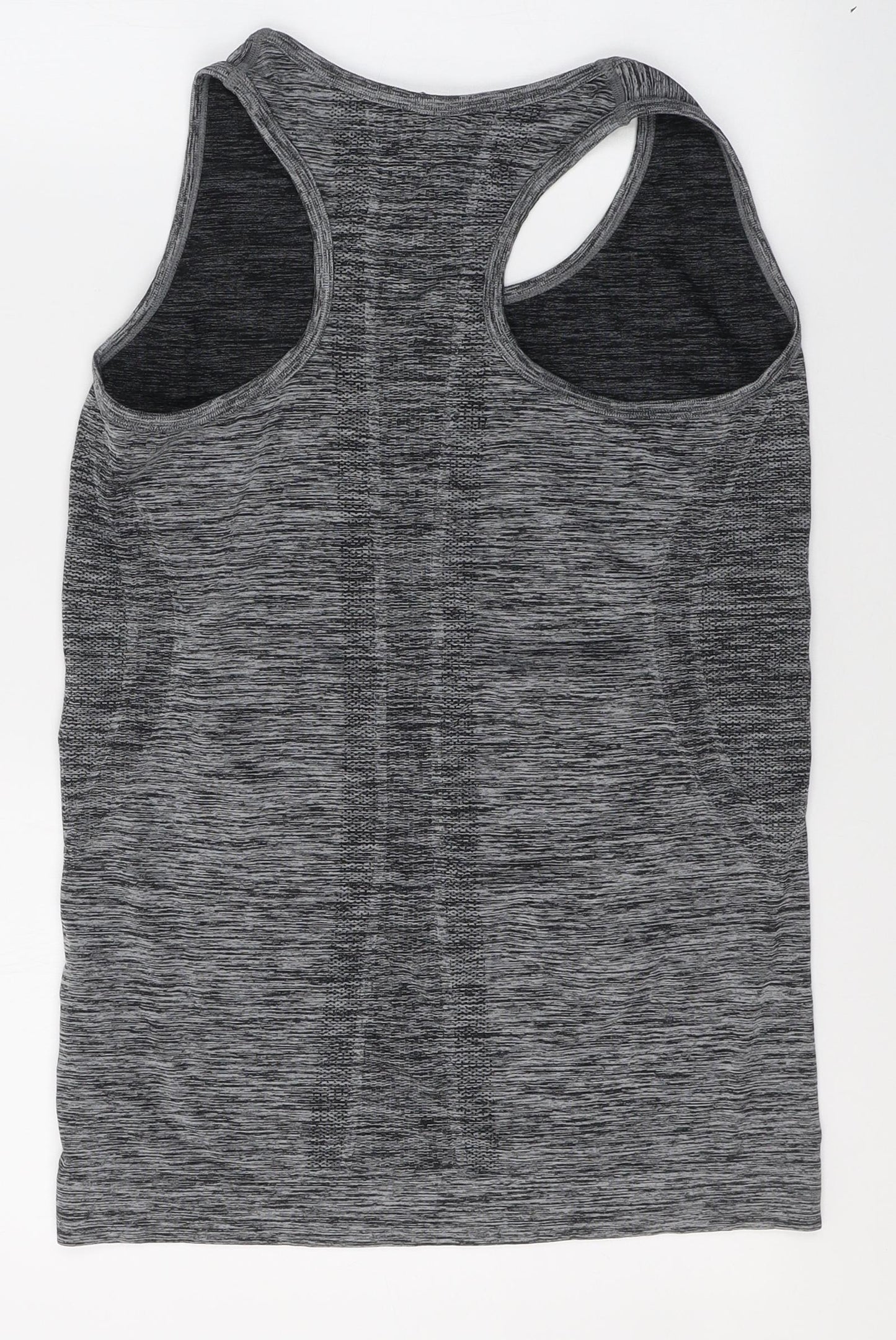F&F Womens Grey  Nylon Basic Tank Size L Round Neck