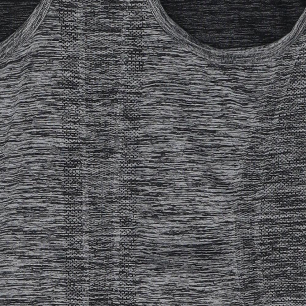 F&F Womens Grey  Nylon Basic Tank Size L Round Neck