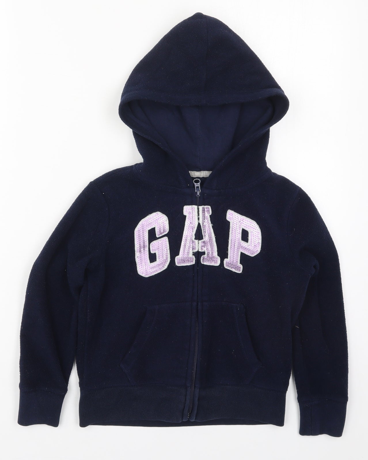 Gap Girls Blue   Jacket  Size 6-7 Years  Zip