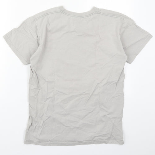 Fruit of the Loom Mens Grey  Cotton  T-Shirt Size S Crew Neck  - Star Wars The Fighter
