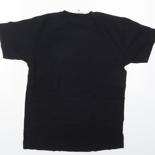 Fruit of the Loom Mens Black  Cotton  T-Shirt Size S Crew Neck  - Star Wars