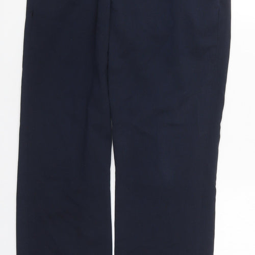 NEXT Mens Blue  Polyester Trousers  Size 30 L28 in Regular Button