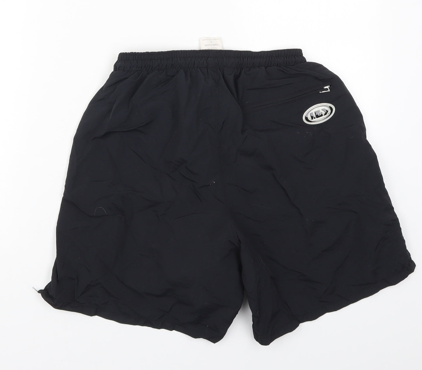 Louis Garneau Womens Black  Nylon Athletic Shorts Size M L7 in Regular Drawstring