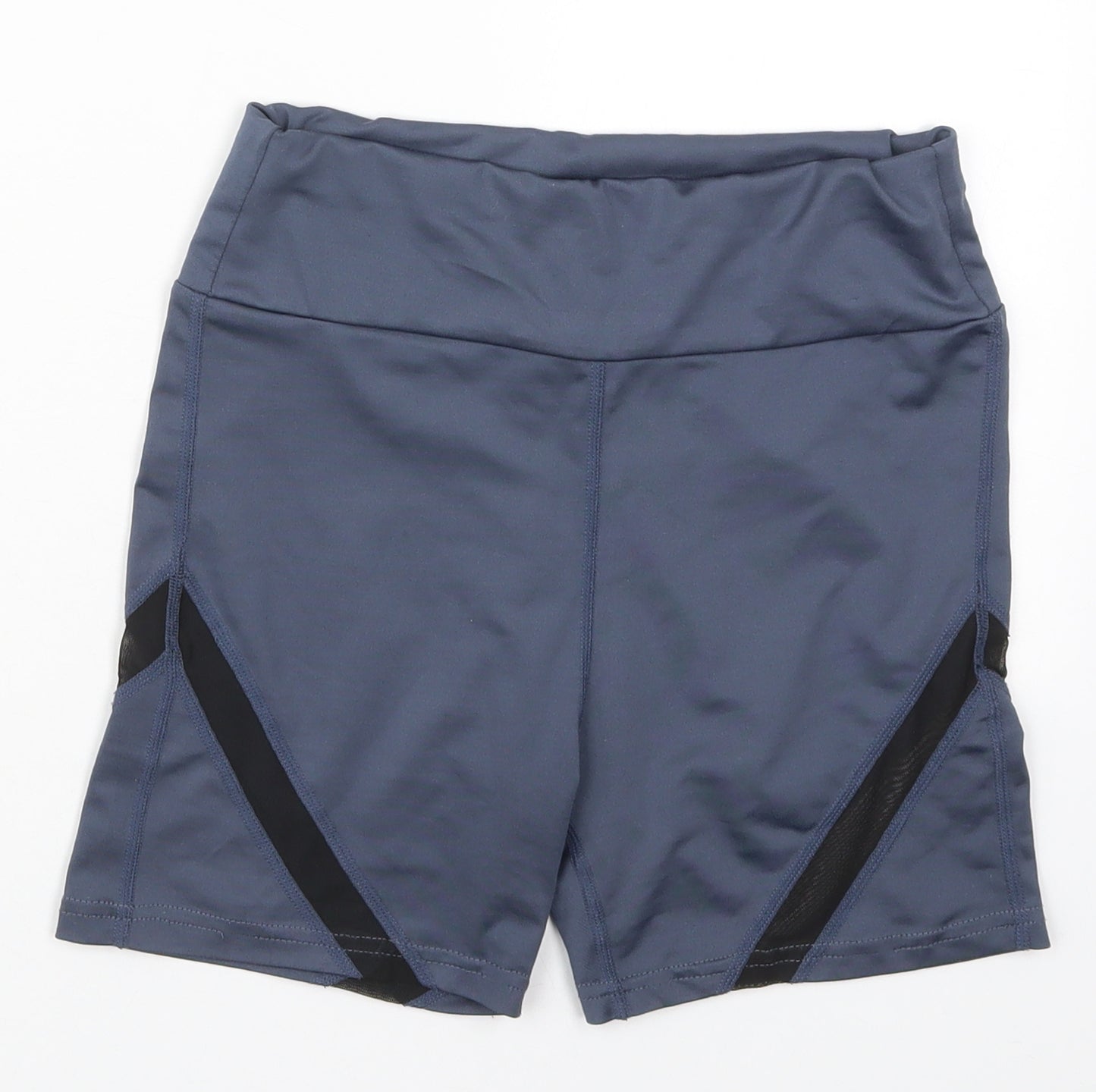 SheIn Womens Blue  Nylon Athletic Shorts Size S L3 in Regular