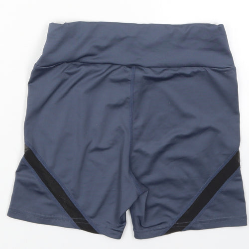 SheIn Womens Blue  Nylon Athletic Shorts Size S L3 in Regular