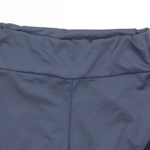 SheIn Womens Blue  Nylon Athletic Shorts Size S L3 in Regular