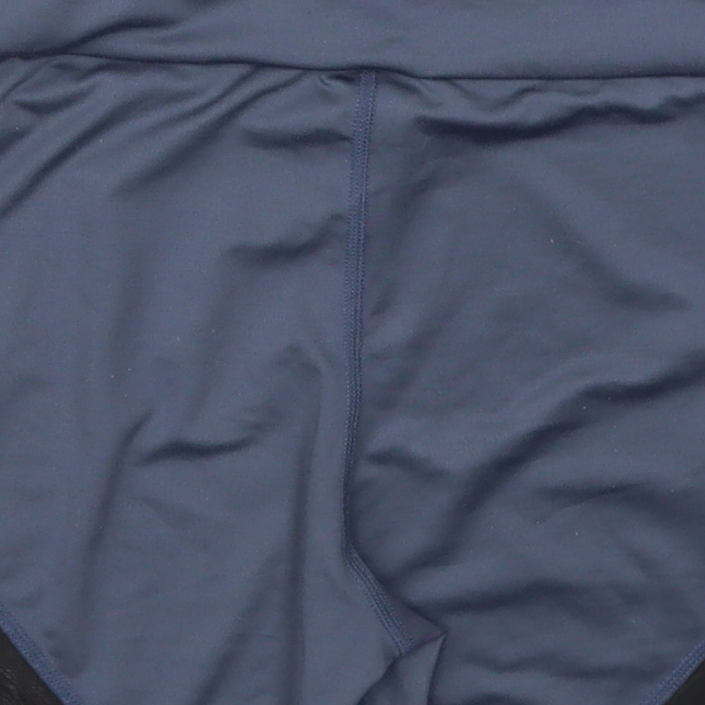 SheIn Womens Blue  Nylon Athletic Shorts Size S L3 in Regular