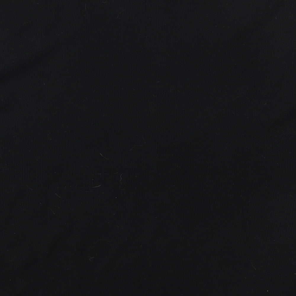 Capsule Womens Black Round Neck  Acrylic Pullover Jumper Size 12