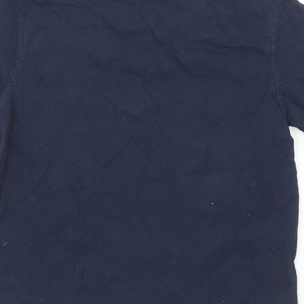Gap Boys Blue  Cotton Basic T-Shirt Size 3 Years Crew Neck  - Paris