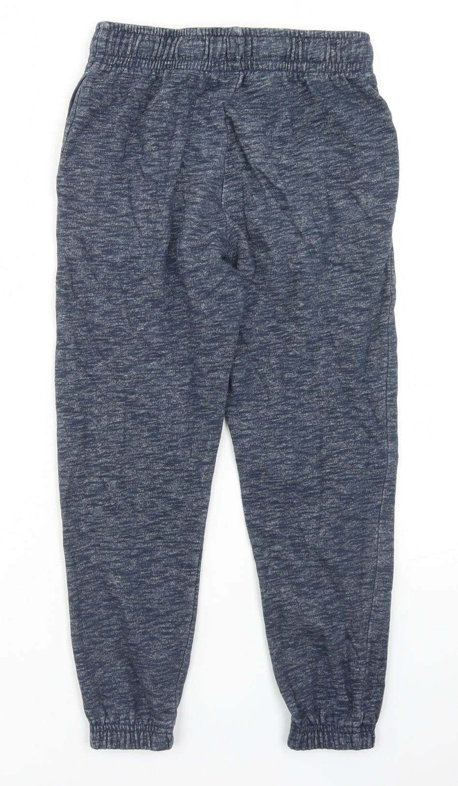 F&F Boys Blue  Cotton Jogger Trousers Size 8-9 Years  Regular Drawstring