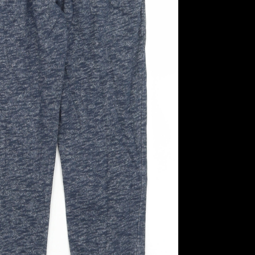F&F Boys Blue  Cotton Jogger Trousers Size 8-9 Years  Regular Drawstring