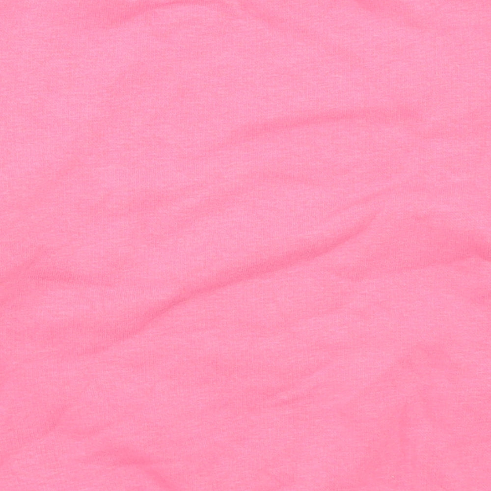 Matalan Girls Pink  Cotton Pullover Sweatshirt Size 7 Years