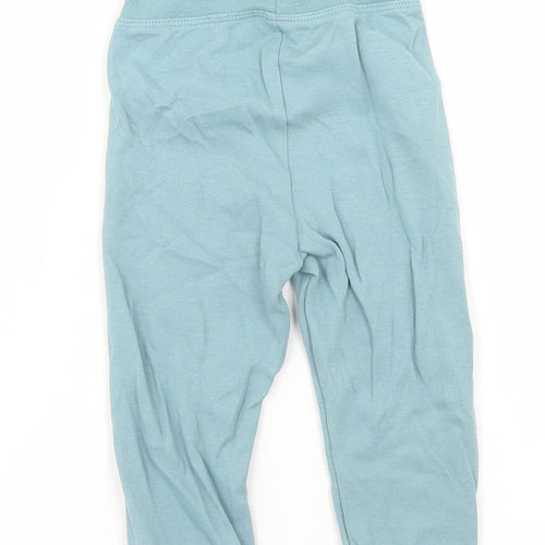 Lupilu Girls Blue  Cotton Jogger Trousers Size 6-9 Months