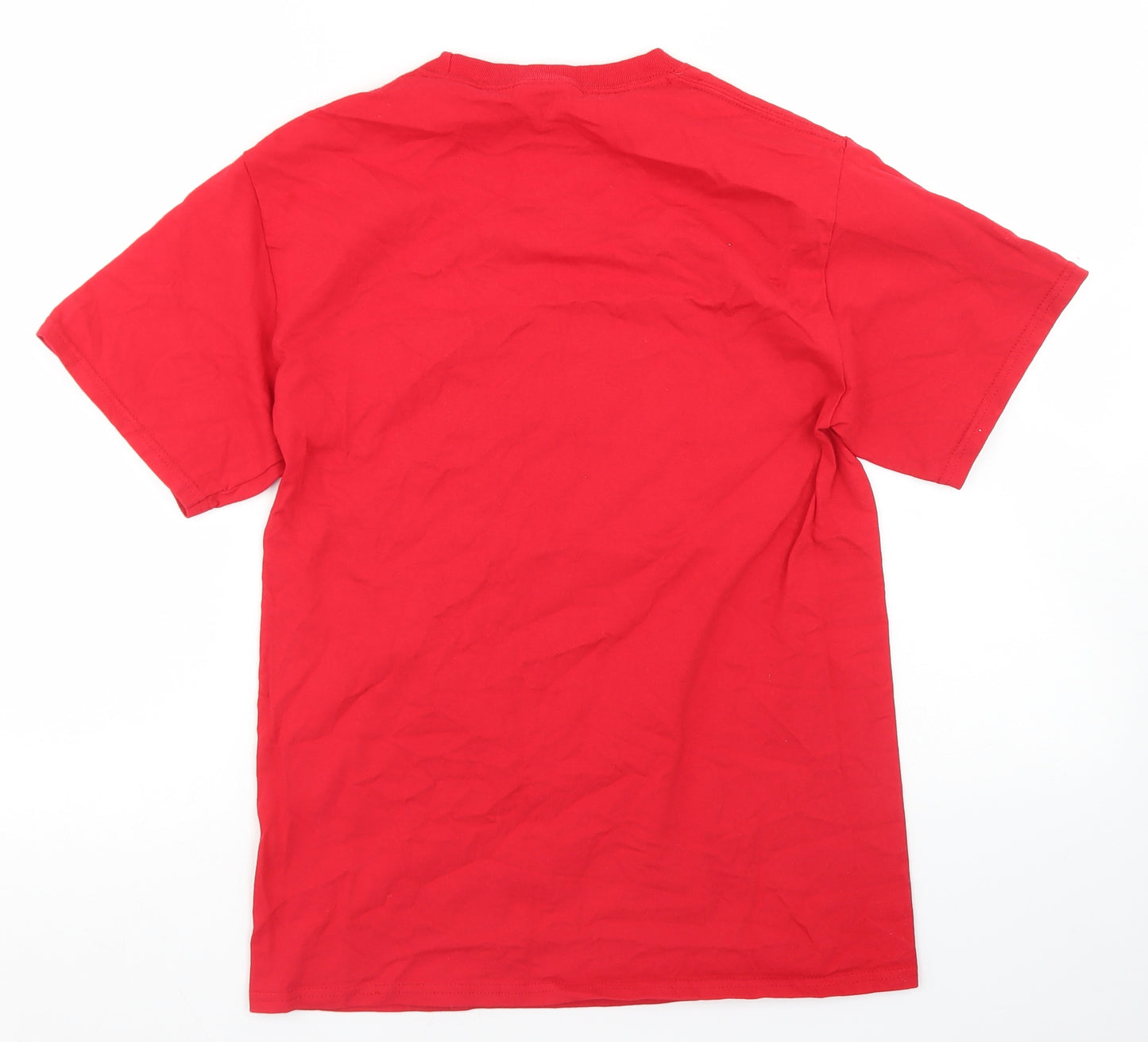 Port & Company Mens Red  Cotton  T-Shirt Size S Crew Neck  - Tomato Ketchup