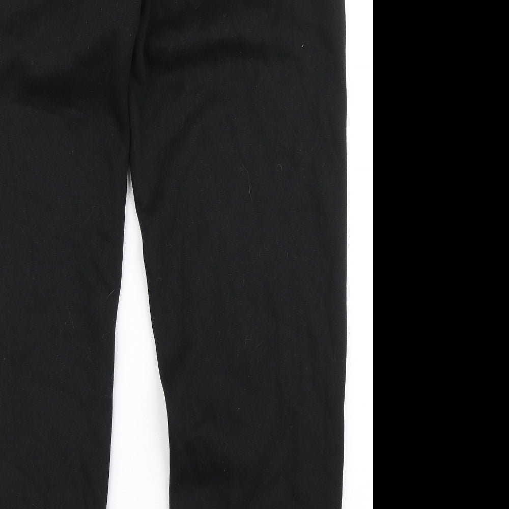 Primark Mens Black  Polyester Jogger Trousers Size XL L29 in Regular Drawstring