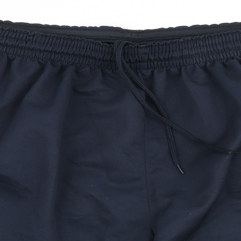 Nike Mens Blue  Polyester Sweat Shorts Size XL L7 in Regular Drawstring - Total 90