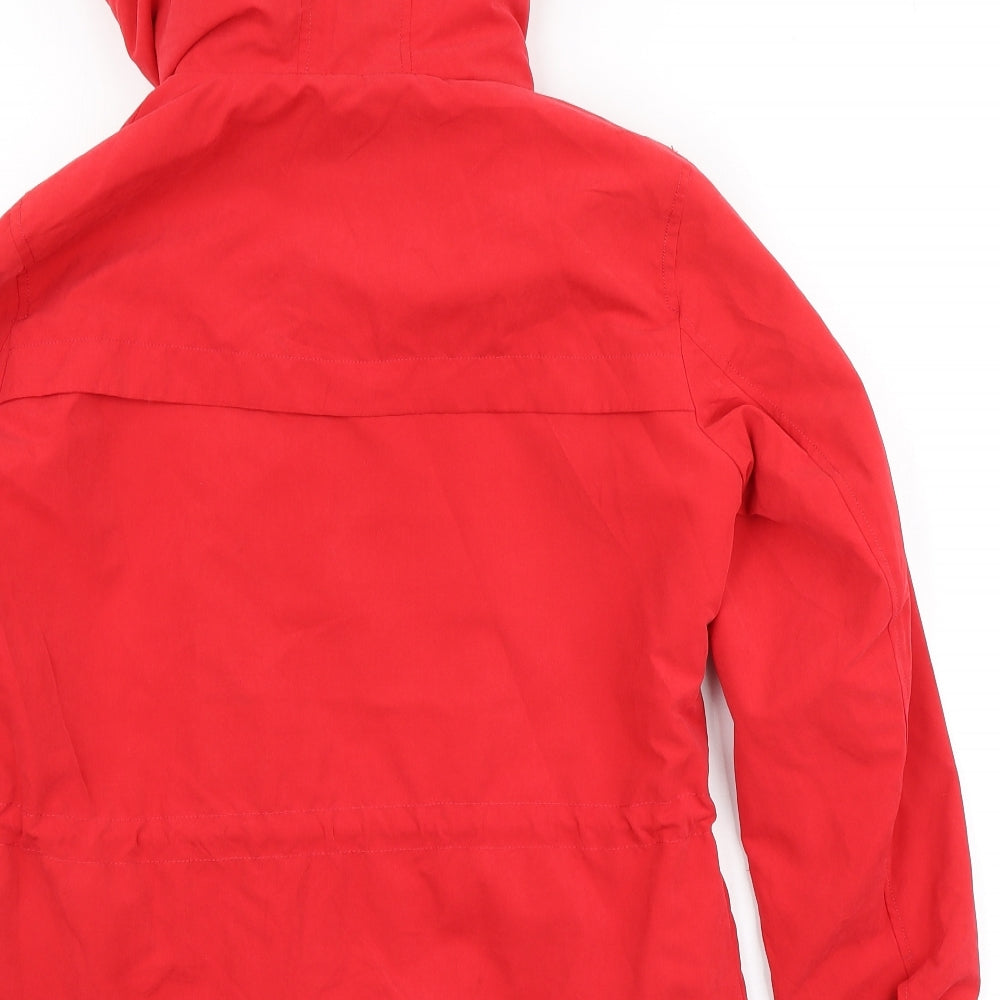 Only Womens Red   Jacket Coat Size M  Zip