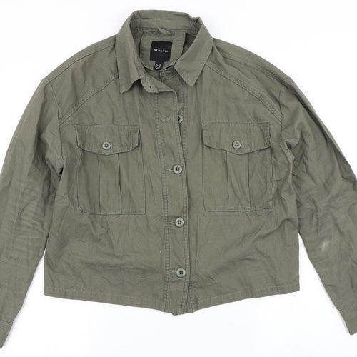 New Look Womens Green   Jacket  Size 14  Button
