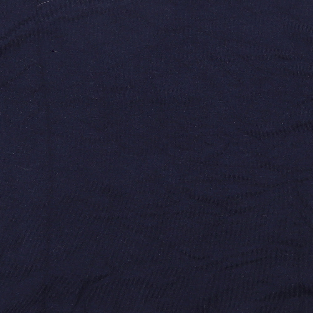 Next  Womens Blue Round Neck  Viscose Pullover Jumper Size 14